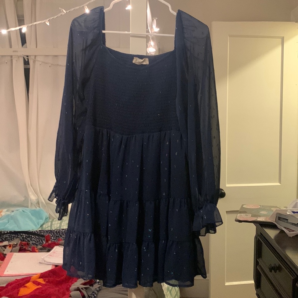 navy blue altar’d state dress size medium